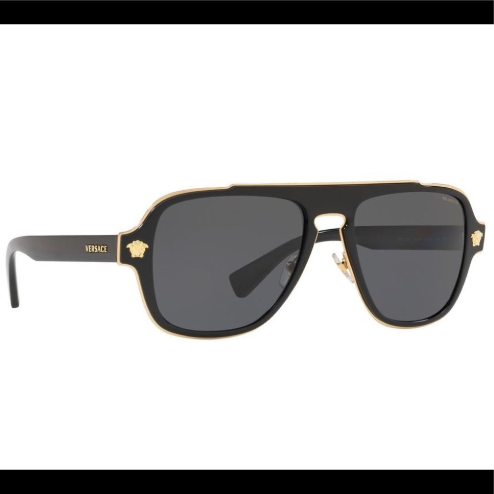 VERSACE Medusa Charm Polarized Sunglasses (NEW)